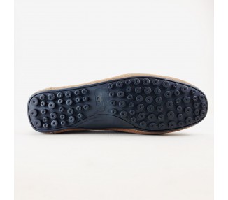 Mocassins Pascal en daim Marron de la marque Atelier Tropezien.