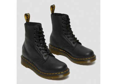 Bottines 1460 Pascal en Cuir souple Noir Virginia de la marque Dr Martens.