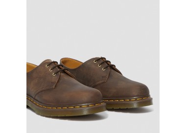 Derby 1461 Homme en cuir Dark Brown Crazy Horse de la marque Dr Martens.
