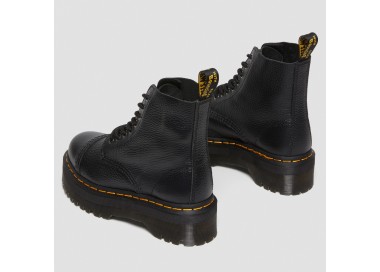 Bottines Sinclair en cuir Black Milled Nappa de la marque Dr Martens.