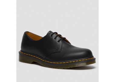 Derby 1461 h en cuir Black Smooth de la marque Dr Martens.