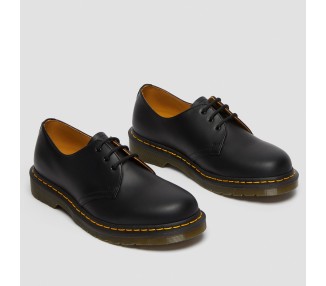 Derby 1461 h en cuir Black Smooth de la marque Dr Martens.