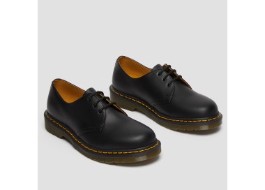 Derby 1461 h en cuir Black Smooth de la marque Dr Martens.