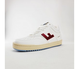 Baskets Vegan Retro 90s de couleurs White Cherry Sky de la marque Flamingo Life.