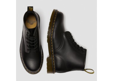 Bottine 101 YS en cuir Black Smooth de la marque Dr Martens.