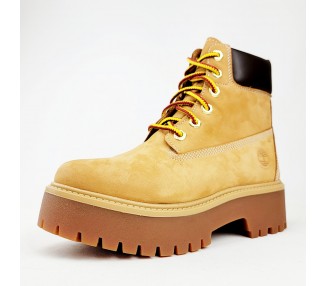 Bottines Stone Street 6in en nubuck Wheat de la marque Timberland.