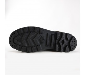 Bottines Pampa hi zip en nubuck Noir de la marque Palladium.