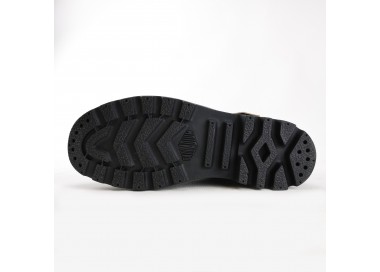 Bottines Pampa hi zip en nubuck Noir de la marque Palladium.