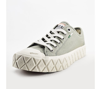 Tennis Palla ace canvas en coton biologique Abbey Stone de la marque Palladium.