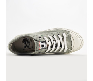 Tennis Palla ace canvas en coton biologique Abbey Stone de la marque Palladium.