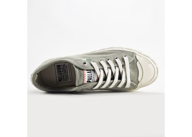 Tennis Palla ace canvas en coton biologique Abbey Stone de la marque Palladium.