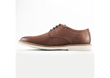 Derby Atticus Lt Lace en cuir Dark Brown de la marque Clarks.