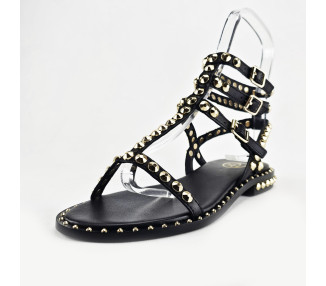 Sandales Play en cuir Noir de la marque ASH.
