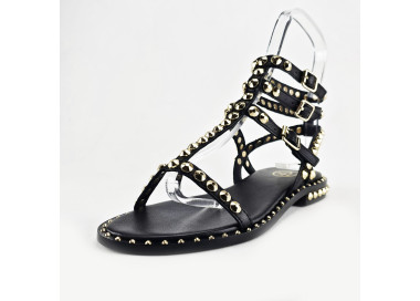 Sandales Play en cuir Noir de la marque ASH.