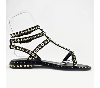 Sandales Play en cuir Noir de la marque ASH.