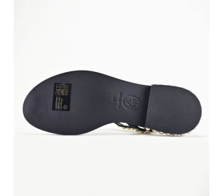 Sandales Play en cuir Noir de la marque ASH.