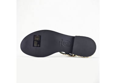 Sandales Play en cuir Noir de la marque ASH.