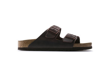 Mules Arizona bs soft en cuir habana de la marque Birkenstock.