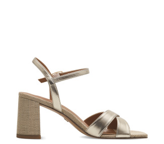 Sandales à Talons 28320 en synthétique Or de la marque Tamaris.