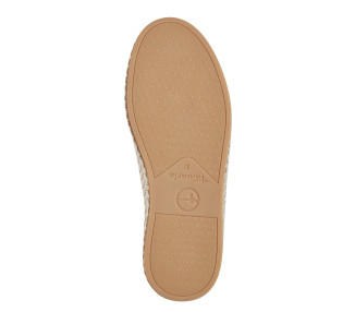 Baskets 23713 en toile blanc or de la marque Tamaris.