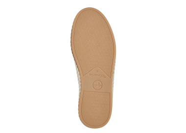 Baskets 23713 en toile blanc or de la marque Tamaris.
