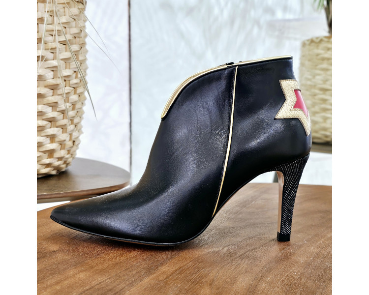 Bottines Magic en cuir Noir de la marque Créatis.