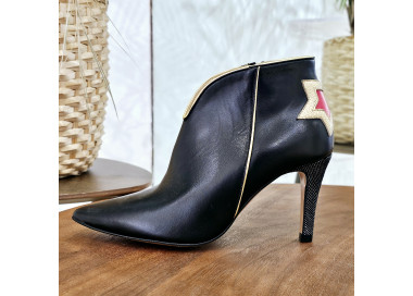 Bottines Magic en cuir Noir de la marque Créatis.
