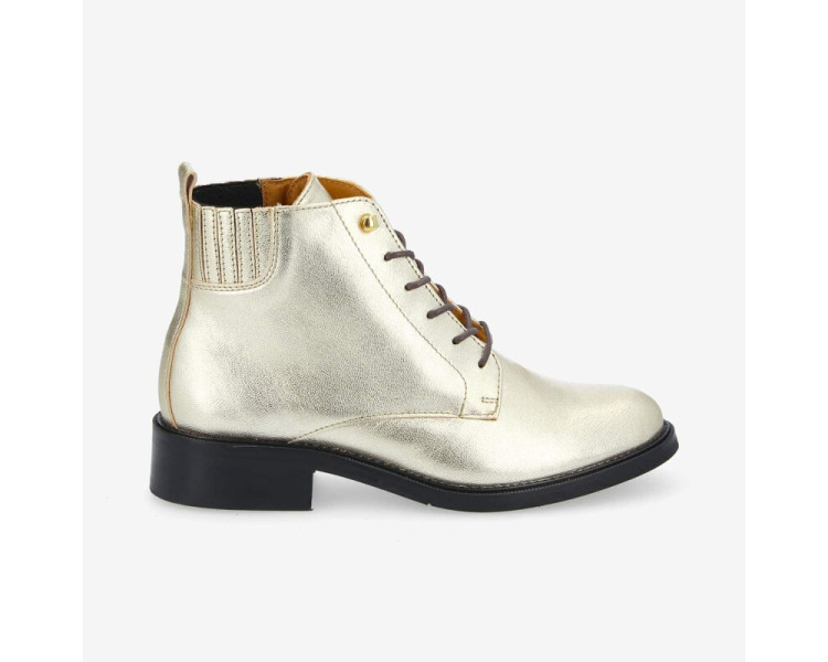 Bottines Candide desert boots en cuir Gold de la marque Schmoove.