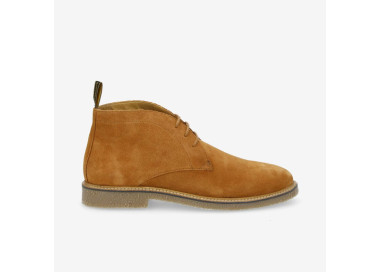 Bottines Dublin desert en daim Chesnut de la marque Schmoove.