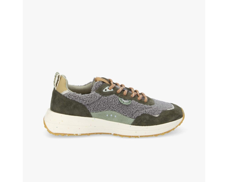 Baskets Moon Jogger en daim Sapin Rock de la marque Armistice.