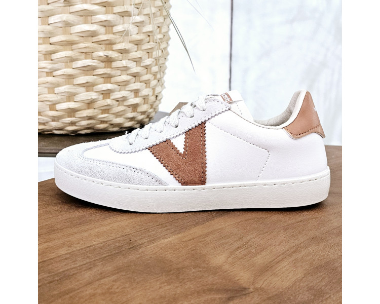 Baskets 126184 en cuir et daim Teja de la marque Victoria.