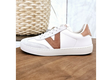 Baskets 126184 en cuir et daim Teja de la marque Victoria.