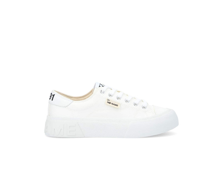 Baskets Reset sneaker en toile blanche de la marque No Name.