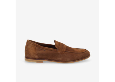 Mocassins Smart moc en daim Tabacco de la marque Schmoove.