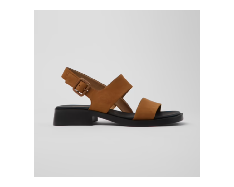 Sandales k201486 en daim Marron de la marque CAMPER.