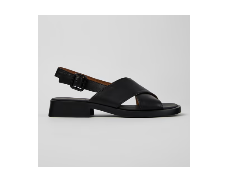 Sandales k201600 en cuir Noir de la marque Camper.