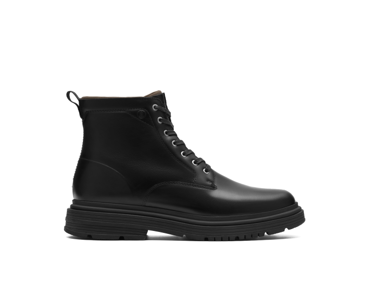 Bottines Badbury easy en cuir Noir de la marque Clarks.