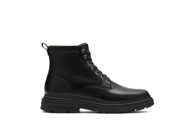 Bottines Badbury easy en cuir Noir de la marque Clarks.