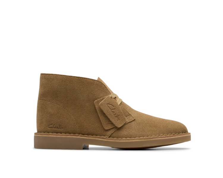 Bottines Desert boot evo en suede Beige de la marque Clarks .