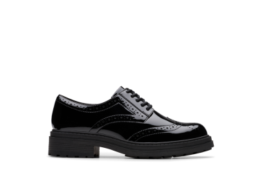Derby Orinoco 3 en vernis noir de la marque Clarks.