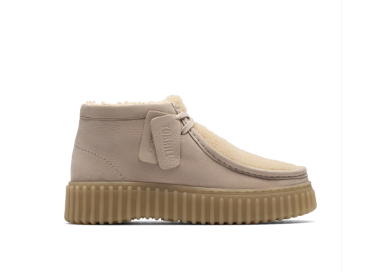 Bottines Torhill moss en nubuck sand warm de la marque Clarks.