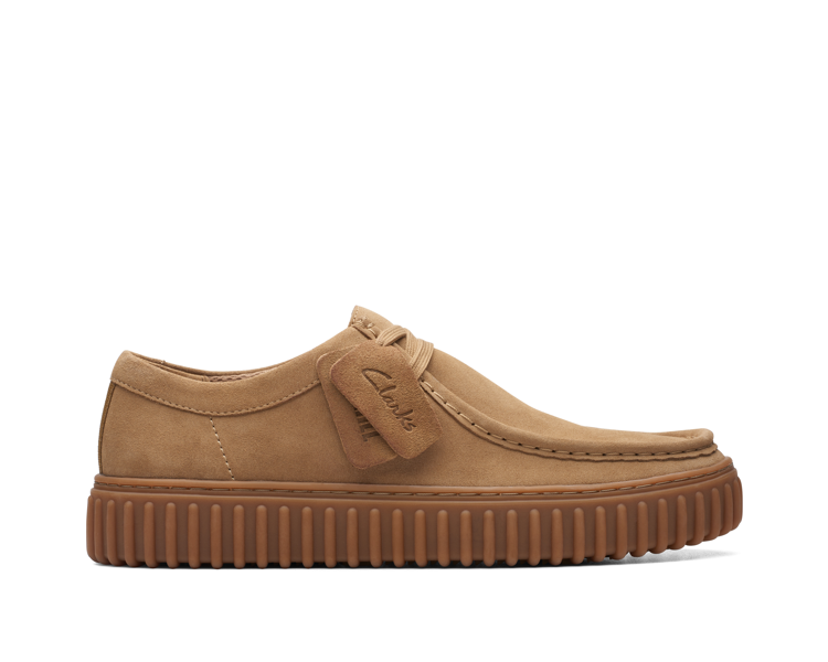Derby Torhill lo en suède Beige de la marque Clarks.