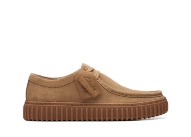 Derby Torhill lo en suède Beige de la marque Clarks.
