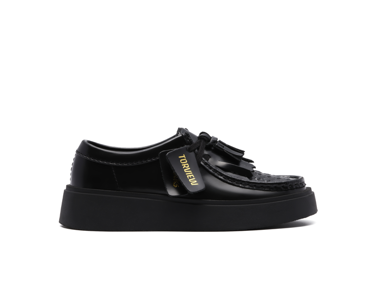 Derby Torview en cuir Noir de la marque Clarks.