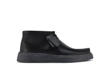 Bottines Torview hi en cuir Noir de la marque Clarks.